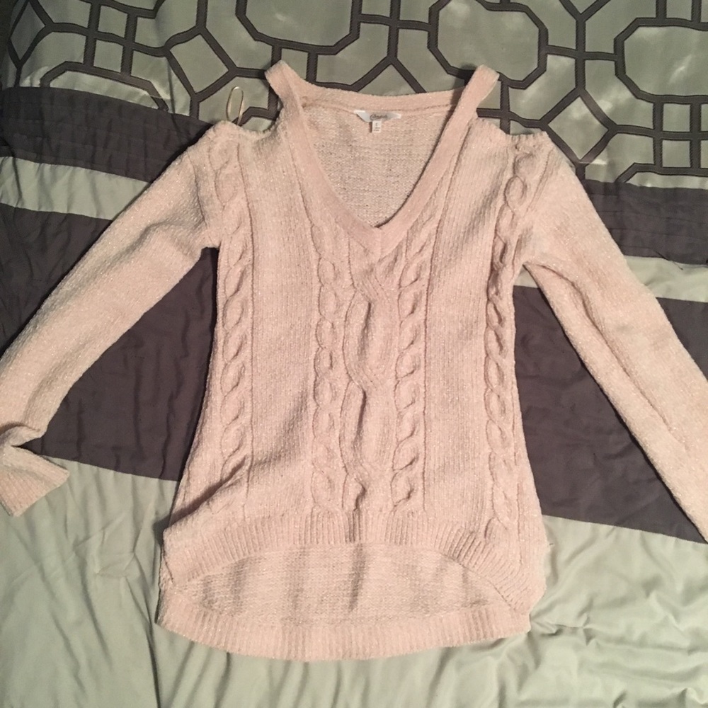 Cold Shoulder Sweater
